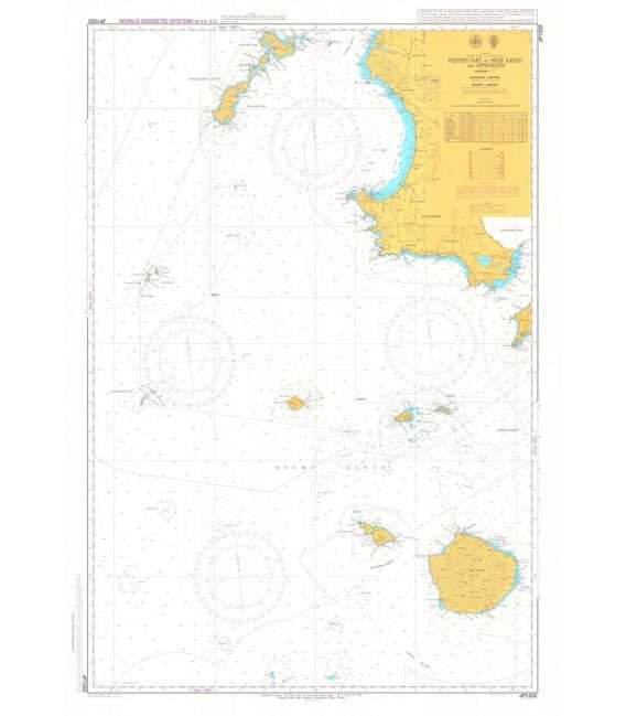 Japanese Chart JP1222 Western Part of Osumi Kaikyo and Approaches