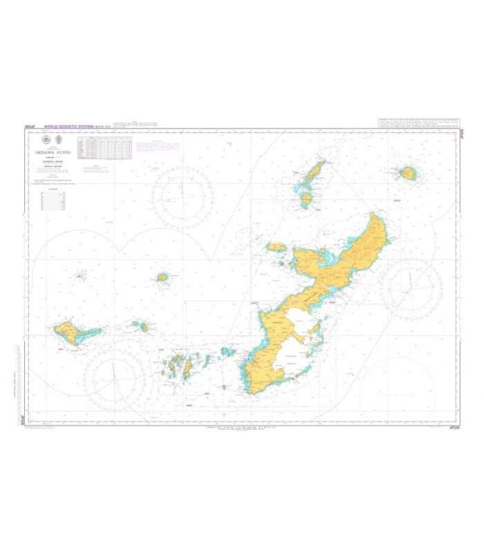 Japanese Chart JP226 Okinawa Gunto