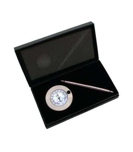 Nickel Thermometer Chart Weight & Pen Set 412TNPS