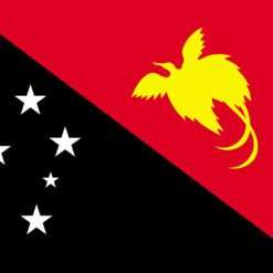 Papua New Gunea Flag 3×5 Feet