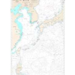 Japanese Chart W1004A Western Portion of Nippon