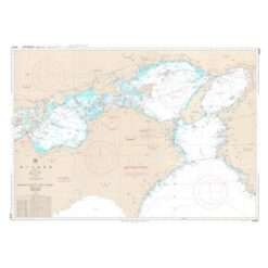 Japanese Chart W100A Eastern Part of Seto Naikai