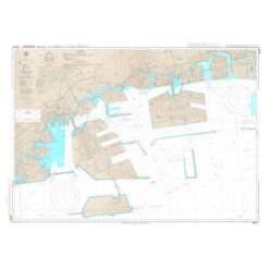 Japanese Chart W101A Hanshin Ko Kobe