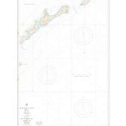 Japanese Chart W1023 The Southern Sea of Etorofu Shima
