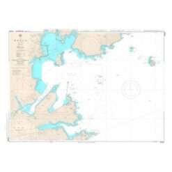 Japanese Chart W1223 Approaches to Hososhima Ko