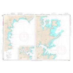 Japanese Chart W175 Plans on the East Coast of Tsushima
