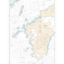 Japanese Chart W180 Kyushu