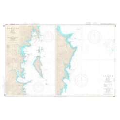 Japanese Chart W181 Aburatsu Ko and Tonoura Ko, Approaches to Uchiumi Ko
