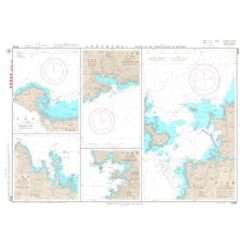 Japanese Chart W192 Plans on the West Coast of Kyushu