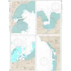 Japanese Chart W234 Plans on the Northern Part of Okinawa Shima
