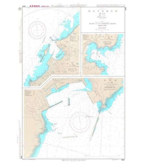 Japanese Chart W24 Plans on the Nemuro Hanto