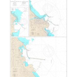Japanese Chart W29 Plans on the North Coast of Hokkaido