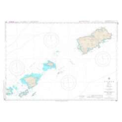 Japanese Chart W38 Approaches to Shikotan To