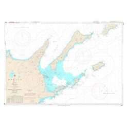 Japanese Chart W42 Kunashiri To and Approaches
